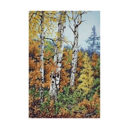 Carol J Rupp 'Autumn Ends' Canvas Art,22x32